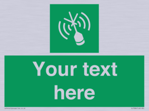 Custom sign safe condition Emergency position beacon